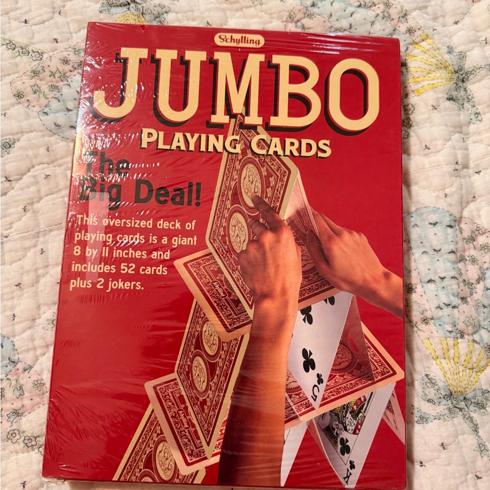 Jumbo Playing Cards 8”x11”